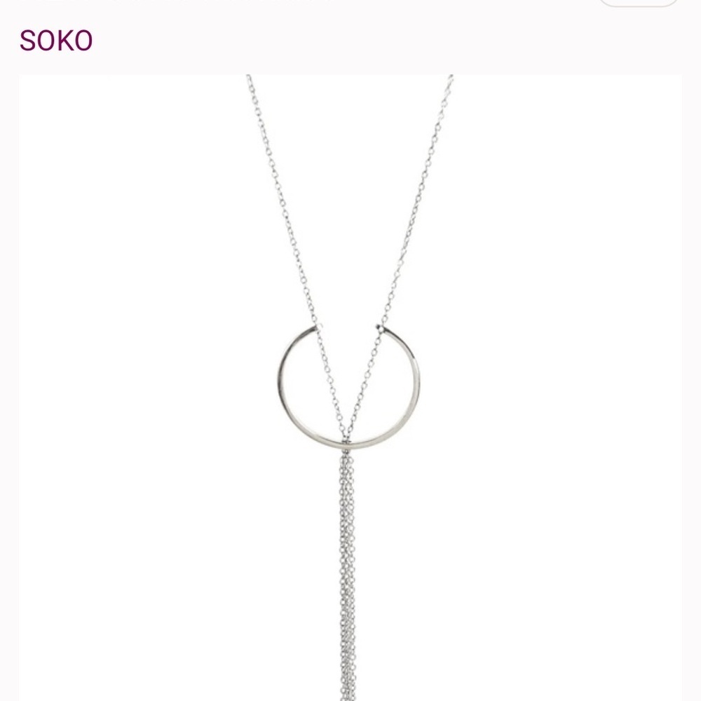 SOKO Hewa Silver Pendant Necklace